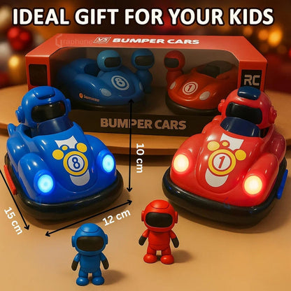 Robo Smash Arena | Set of Cars with Ejectable Robots, LED Lights, Rechargeable Battery & 2-Player Interactive Toy