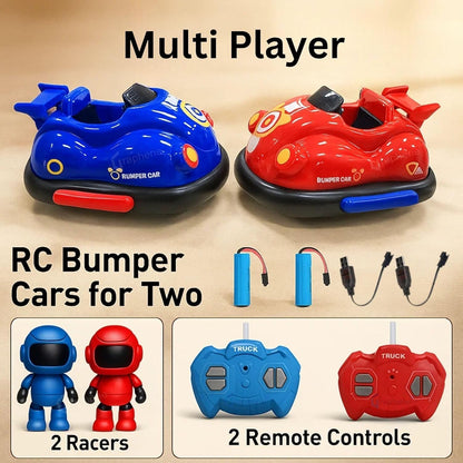 Robo Smash Arena | Set of Cars with Ejectable Robots, LED Lights, Rechargeable Battery & 2-Player Interactive Toy