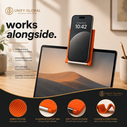 Unify Global Flexora™| Foldable Multi-Angle Desk Holder