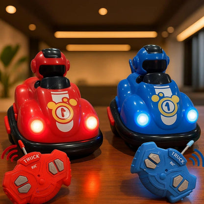 Robo Smash Arena | Set of Cars with Ejectable Robots, LED Lights, Rechargeable Battery & 2-Player Interactive Toy